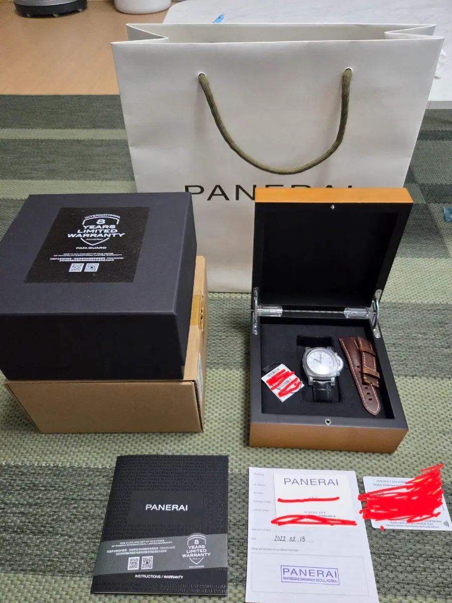 파네라이 쿼란타 40mm 흰판 pam01271