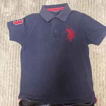[레어] U.S. POLO ASSN. 피케 셔츠 네이비 swag y2k