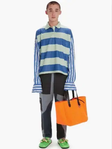 jw Anderson 보더 셔츠