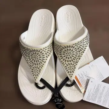 Crocs 샌들 화이트 여성용