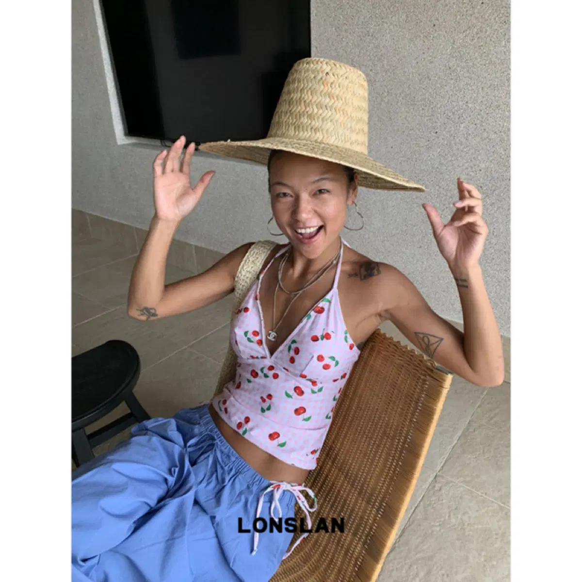 LONSLAN 론슬란 수영복 비키니 세트