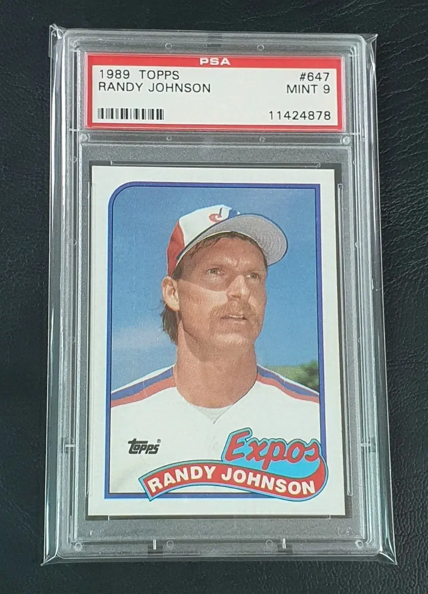 1989 탑스 랜디 존슨 루키카드 PSA 9 Randy Johnson