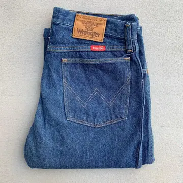 80s USA Wrangler 99902PW 데님 W32 다크 네이비