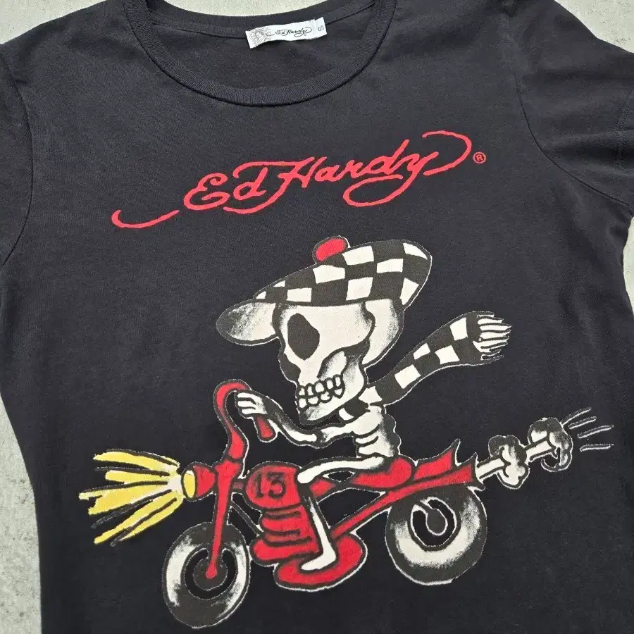 Ed Hardy 에드하디 펑키 y2k 반팔 티셔츠
