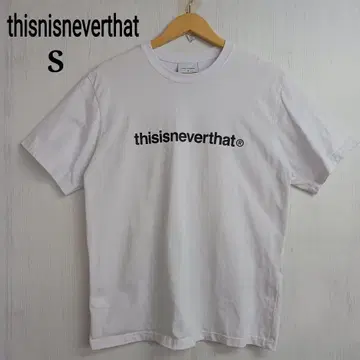thisisneverthat 티셔츠 S 화이트 빅 로고 한국 인기
