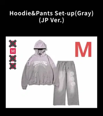 BTS ARIRANG 일본 한정판 후디 셋업 M 태태 국