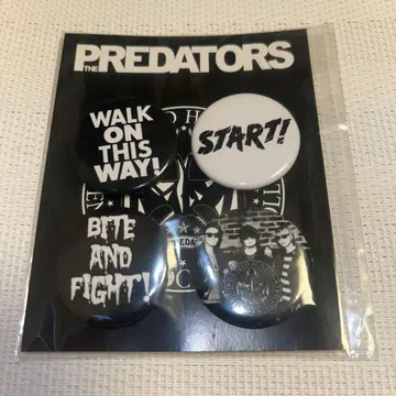 THE PREDATORS 캔뱃지 세트 GLAY JIRO