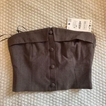 ZARA 뷔스티에 브라운