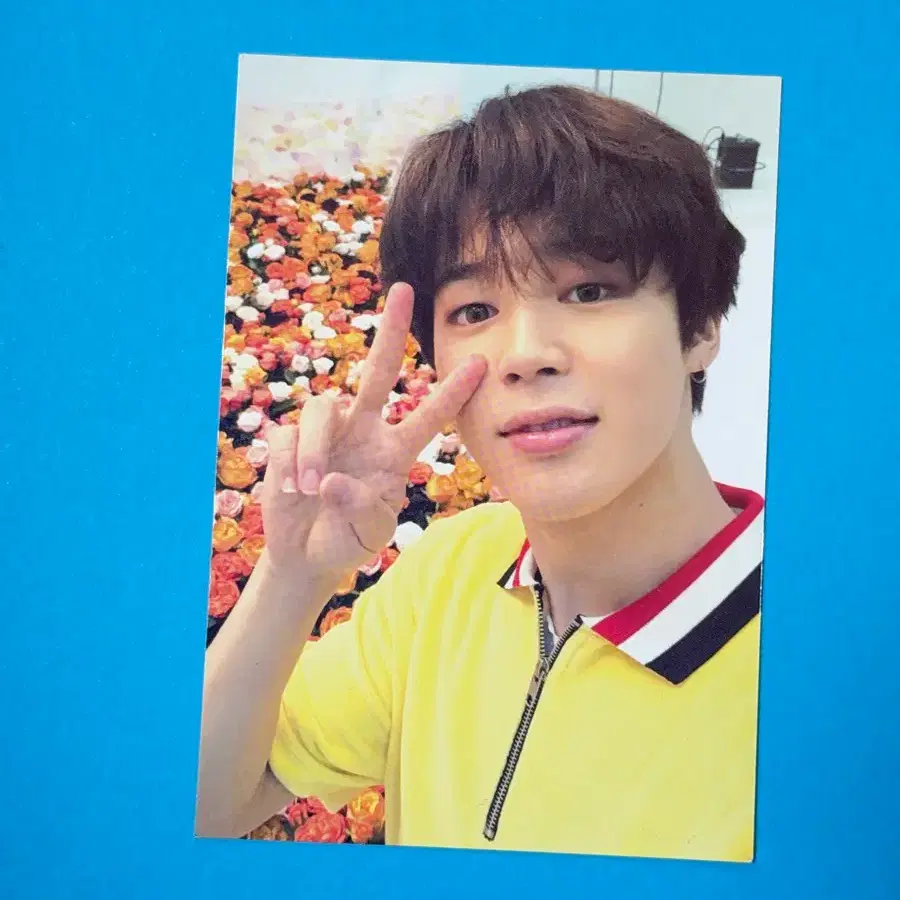 BTS 방탄 jimin 지민 일본 럽셀 여권 지갑 특전 포토카드 지민포카