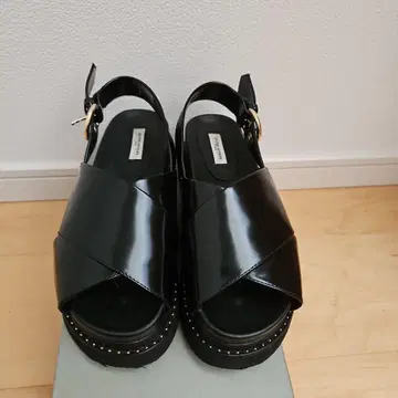 UNITED ARROWS 크로스 백 벨트 샌들