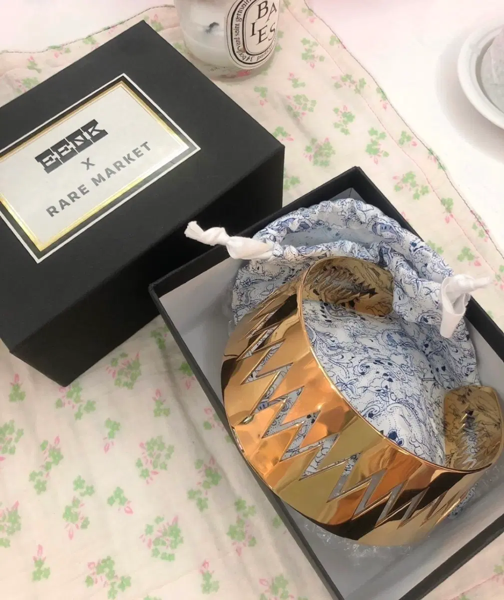 EENK X RARE MARKET 골드 커프 목걸이