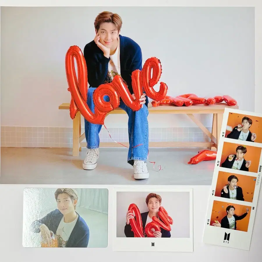 BTS 방탄 RM 남준 부산 옛투컴 굿즈 분할 4종