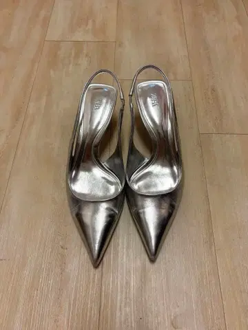 ZARA 슬링백 펌프스 37 (24cm)