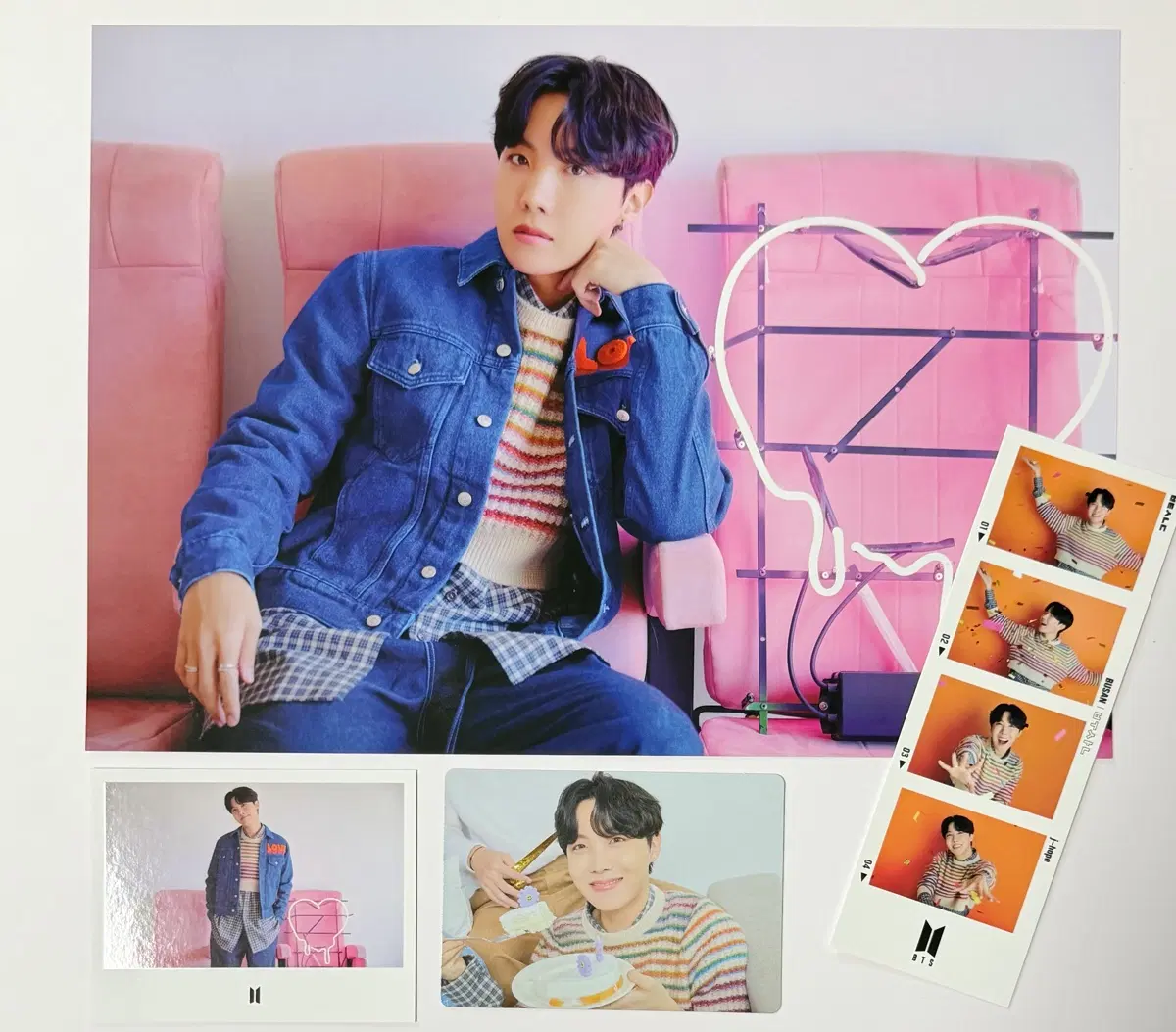 BTS 방탄 JHOPE 제이홉 호석 부산 옛투컴 굿즈 분할 4종