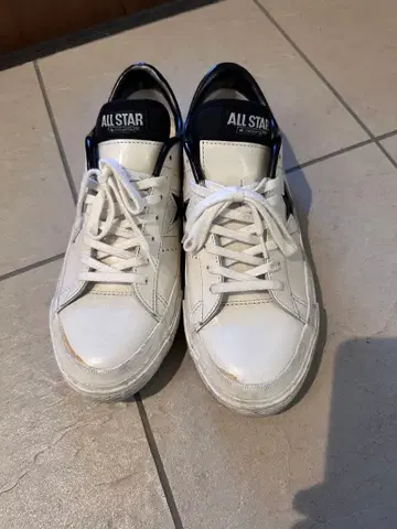 CONVERSE ONE STAR 로우컷 화이트 블랙
