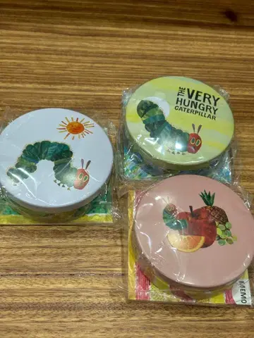 배고픈 애벌레 캔 메모