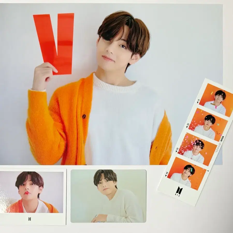 BTS 방탄 V 태형 부산 옛투컴 굿즈 분할 4종