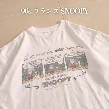 90s 프랑스 PEANUTS 스누피 빈티지 T셔츠