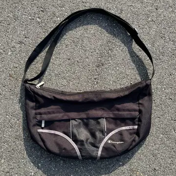 00s y2k Champion shoulder bag black