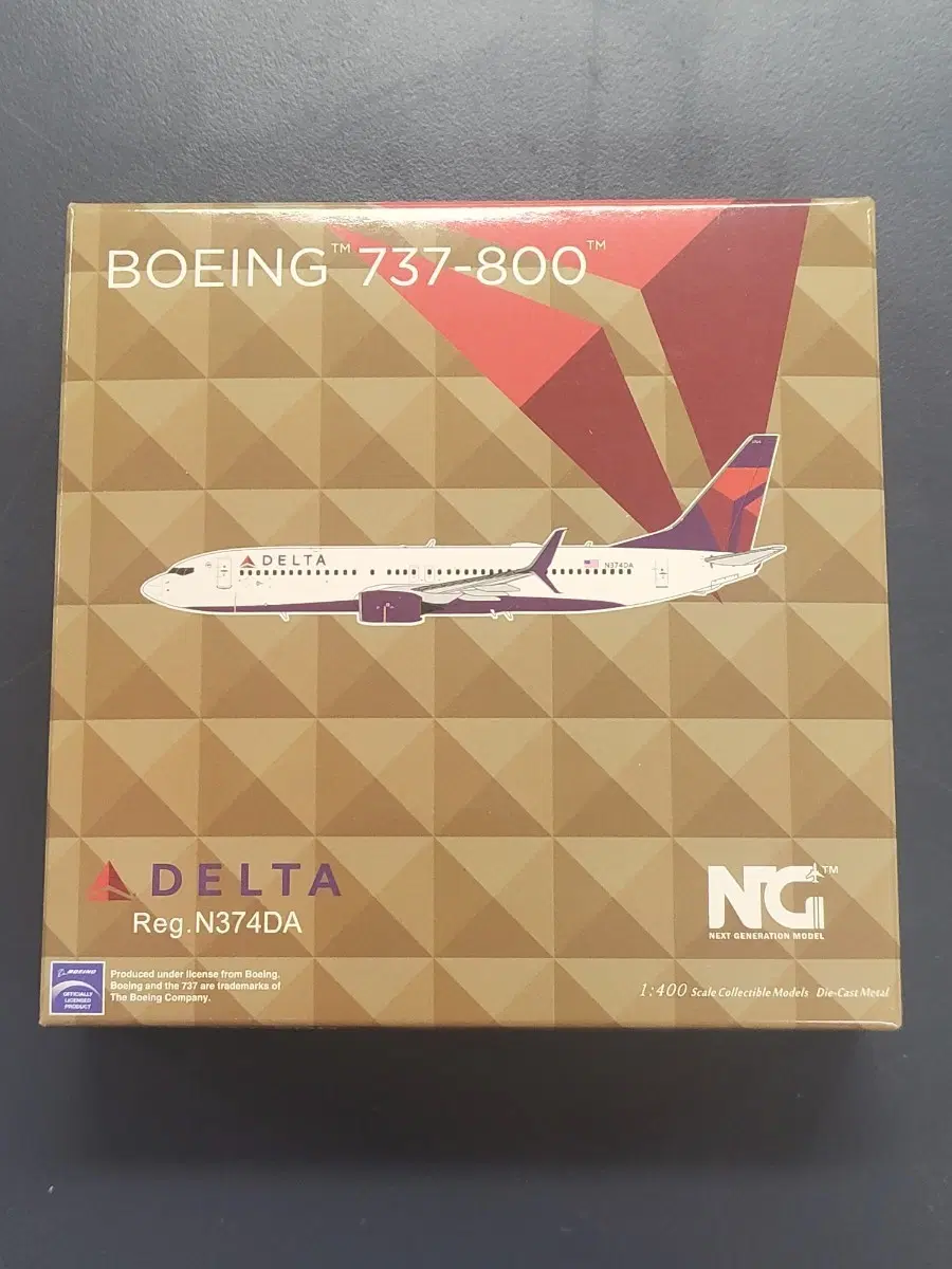 신품 보잉 737-800 델타항공 모형 1:400 58218