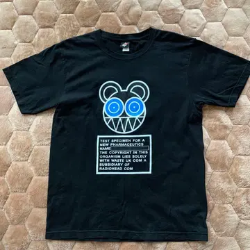 새상품급 Radiohead Modified Bear 티셔츠 블랙 M