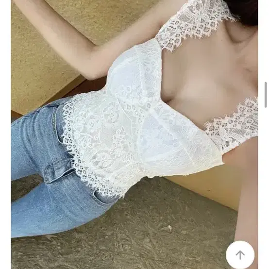 문피버 레이스 나시 블라우스 하이퀄 세렌디 러비러비 트레이낭