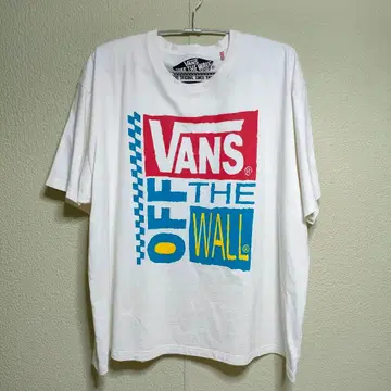 VANS T셔츠 화이트 5 LARGE 사이즈