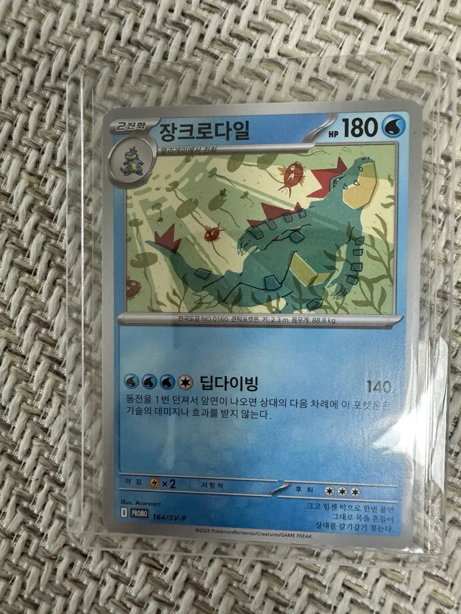 장크로다일 164/SV-P 포켓몬 카드