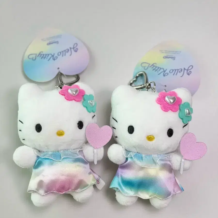 산리오 헬로키티 요정 오로라 13cm 인형 키링 새상품 정품