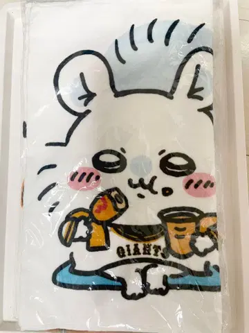 치이카와 (먼작귀) 요미우리 자이언츠 야와라카 페이스 타월 모몽가