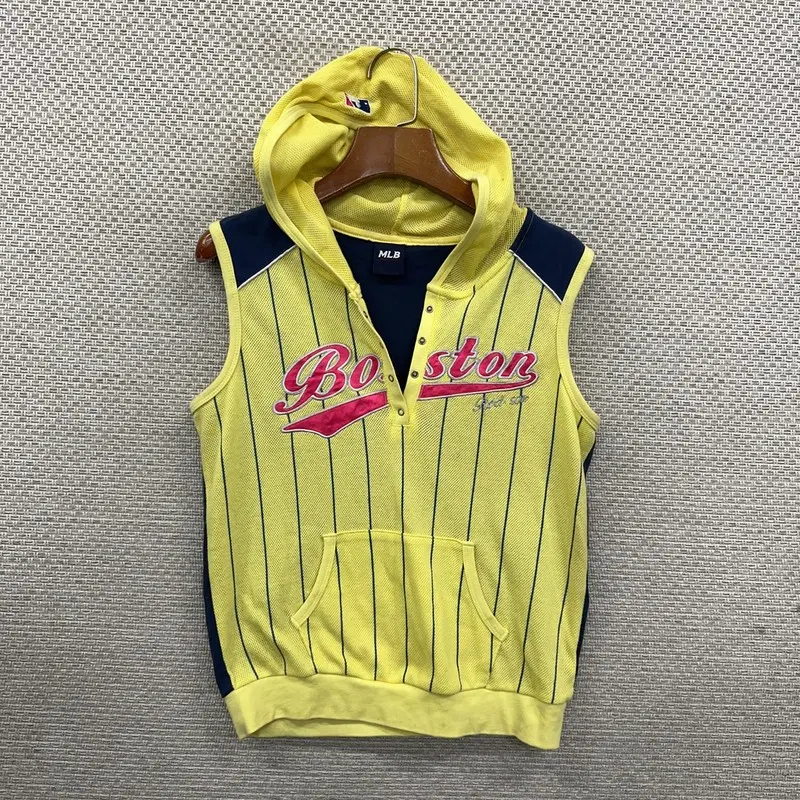 MLB 보스턴 Y2K 민소매 후드티 90 D08637