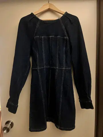 ZARA 데님 원피스 긴팔 S 사이즈