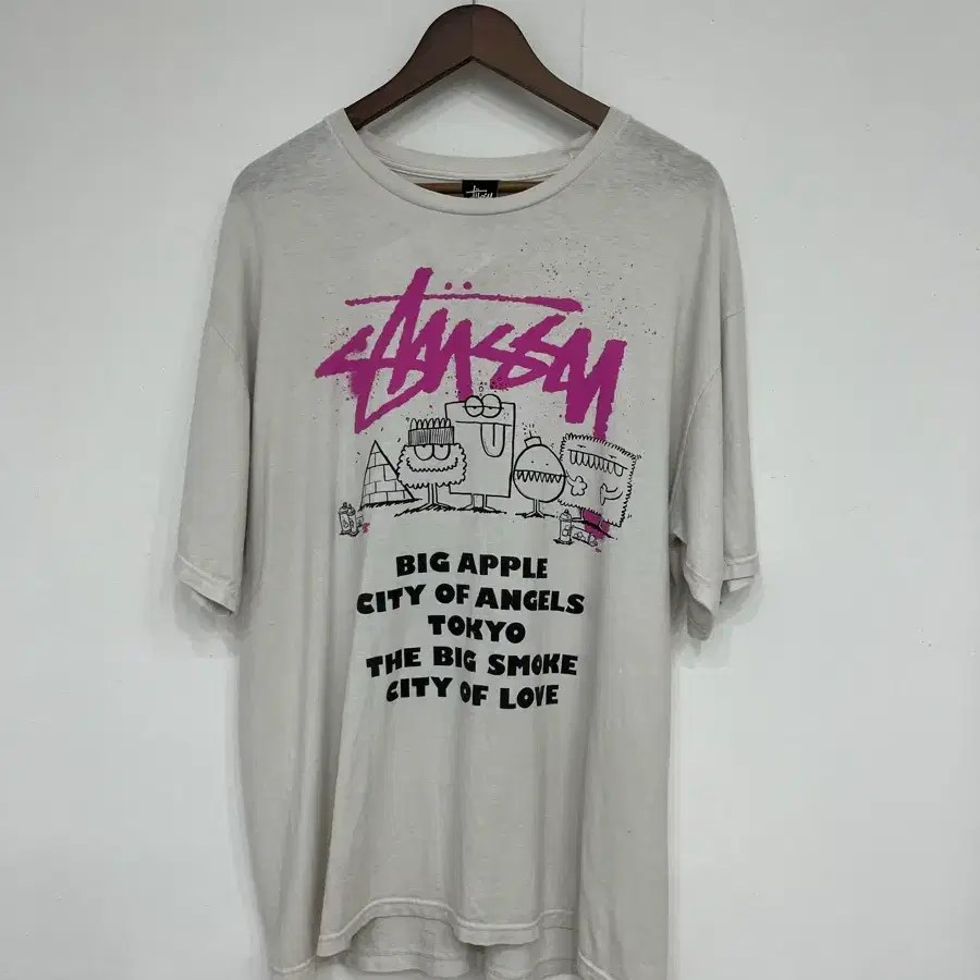 스투시 x klyons 티셔츠