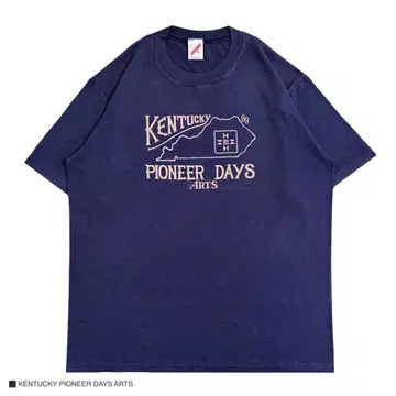 USA KENTUCKY XL 반팔 티셔츠 아트 이벤트 빈티지