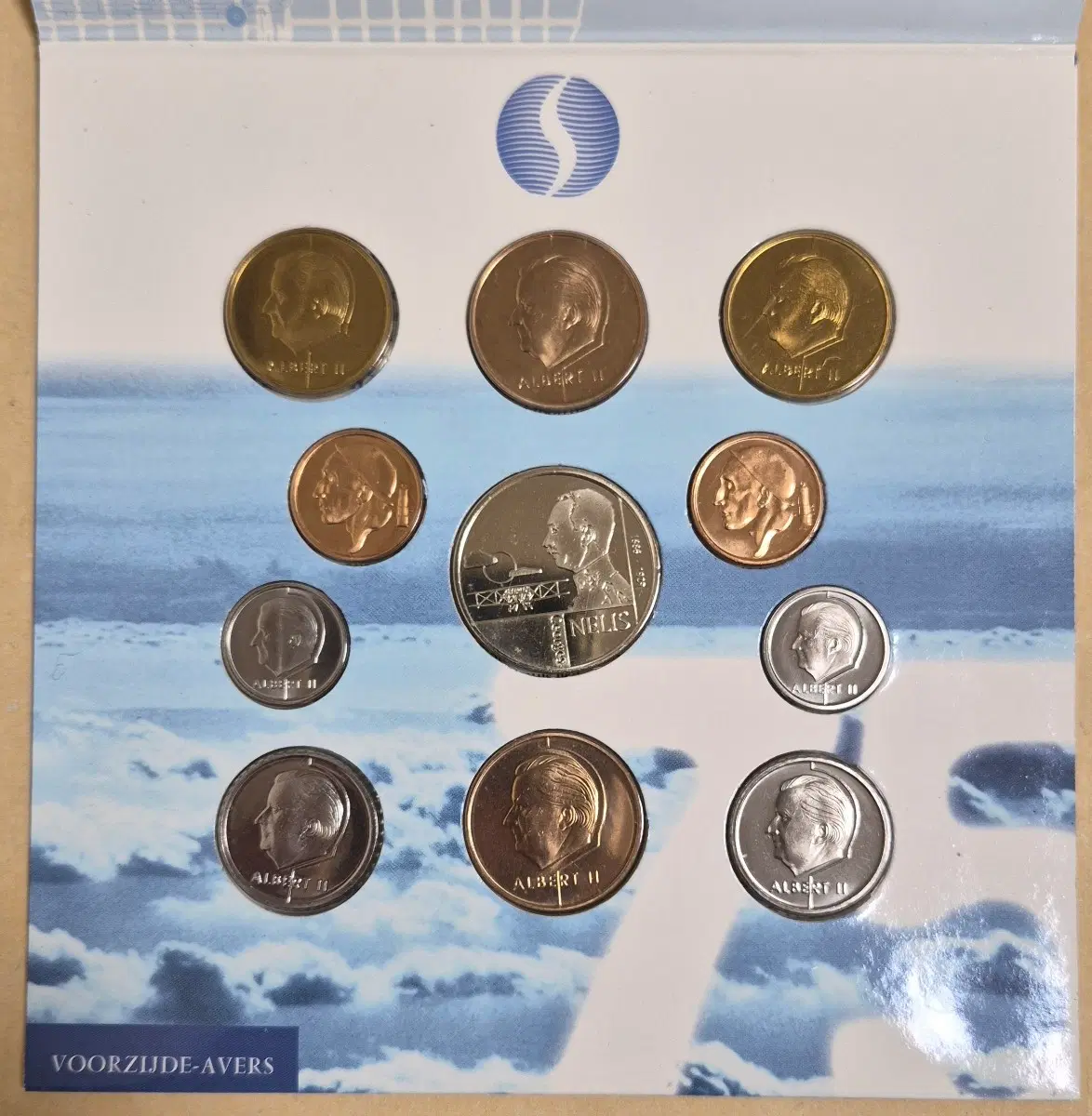 1998 벨기에 사베나 항공(Sabena) 75주년 기념 주화 세트