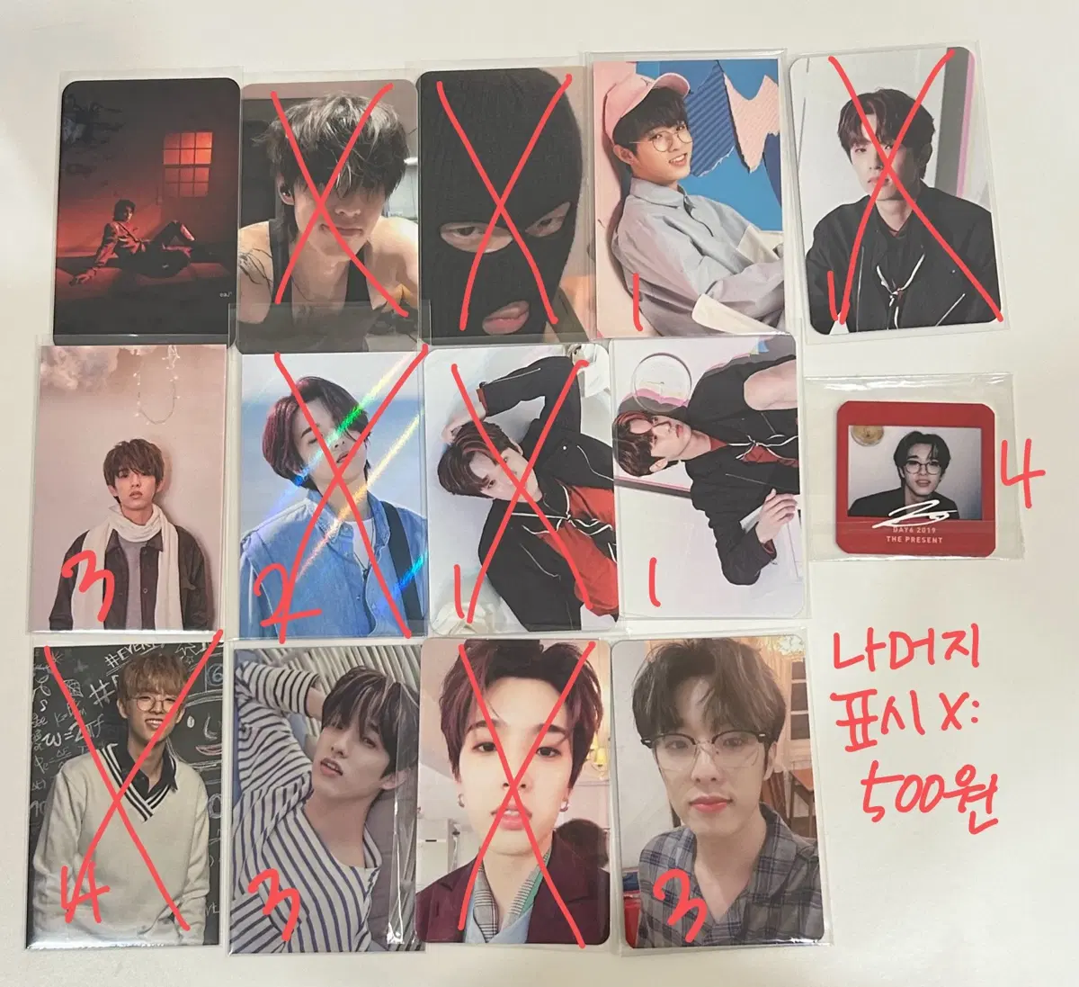 전 데이식스 제이 박제형 이즈 eaj 희귀 포카 에데식 5주년 클콘