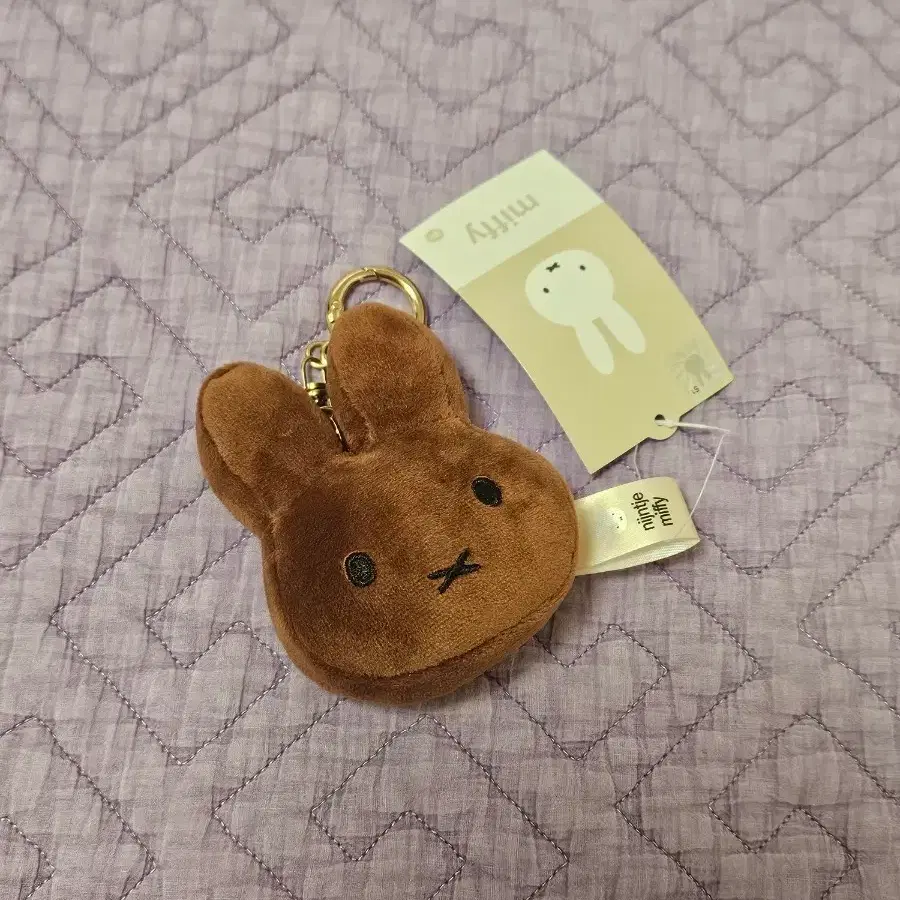 미피 브라운 얼굴인형 키링