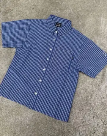 belvet 반팔 셔츠 블루 계열 남성용