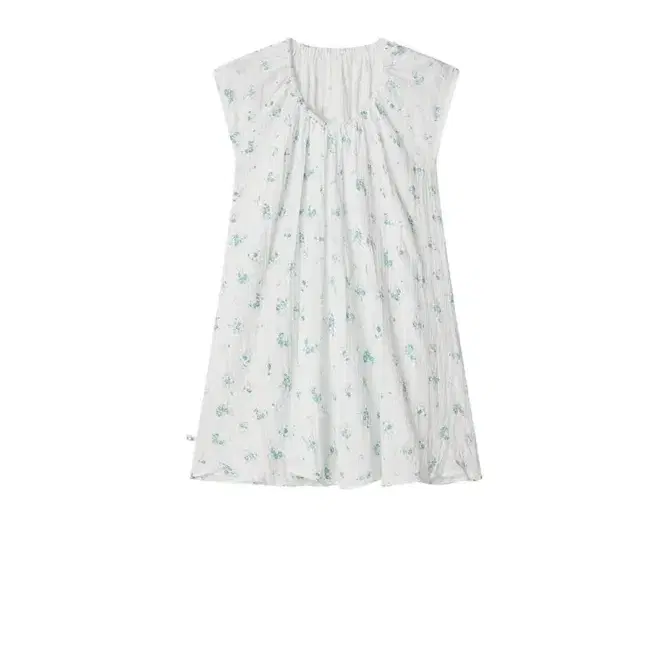 MONESI TOP DRESS MINT FLOWER