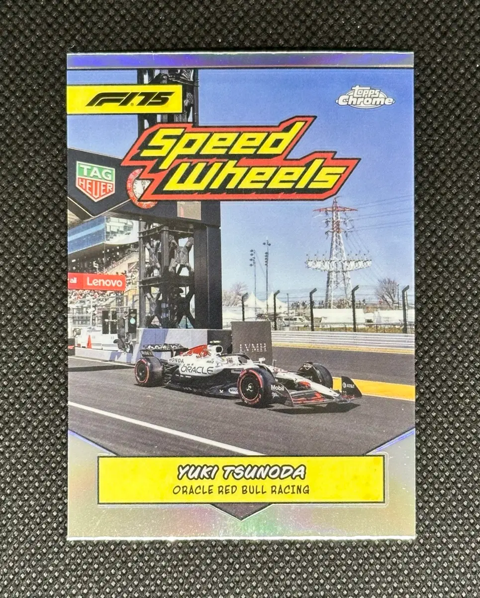 2025 F1 탑스 크롬 유키 츠노다 카드