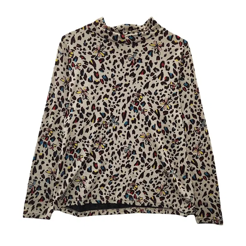보헤미안 도트 플라워 크림 긴팔티 M-L MADE IN JAPAN