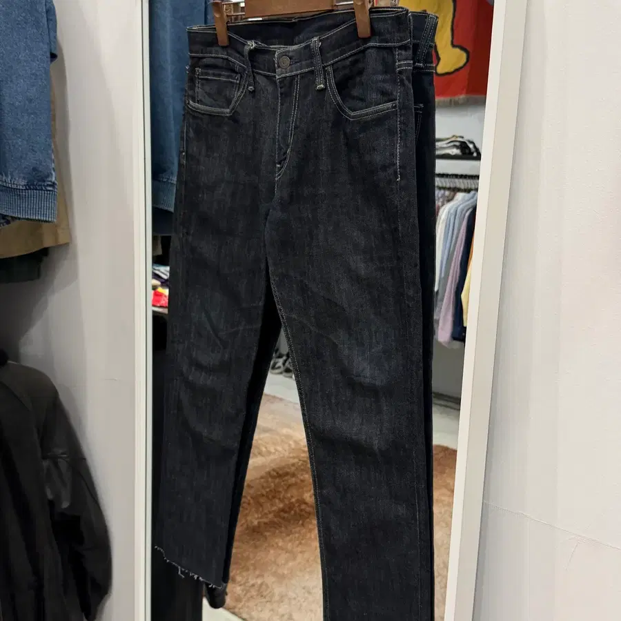 Levis 리바이스 511 인디고 컷오프 데님 팬츠 (33-34inch)