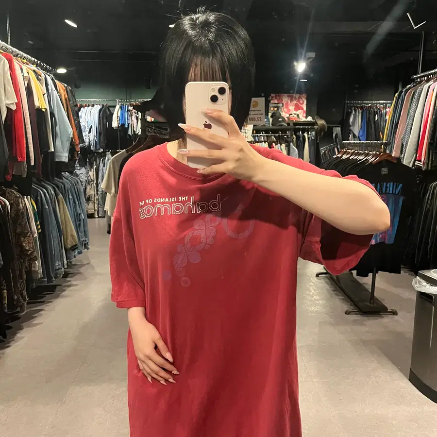 (840) VTG 빈티지 레터링 프린팅 반팔 티셔츠
