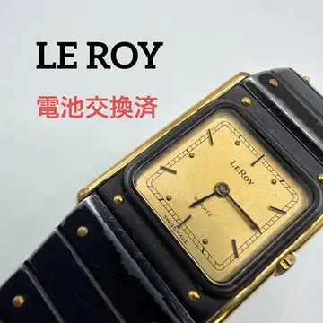 [ 레어 ] LE ROY x BAUME&MERCIER 렉탱귤러 쿼츠 I