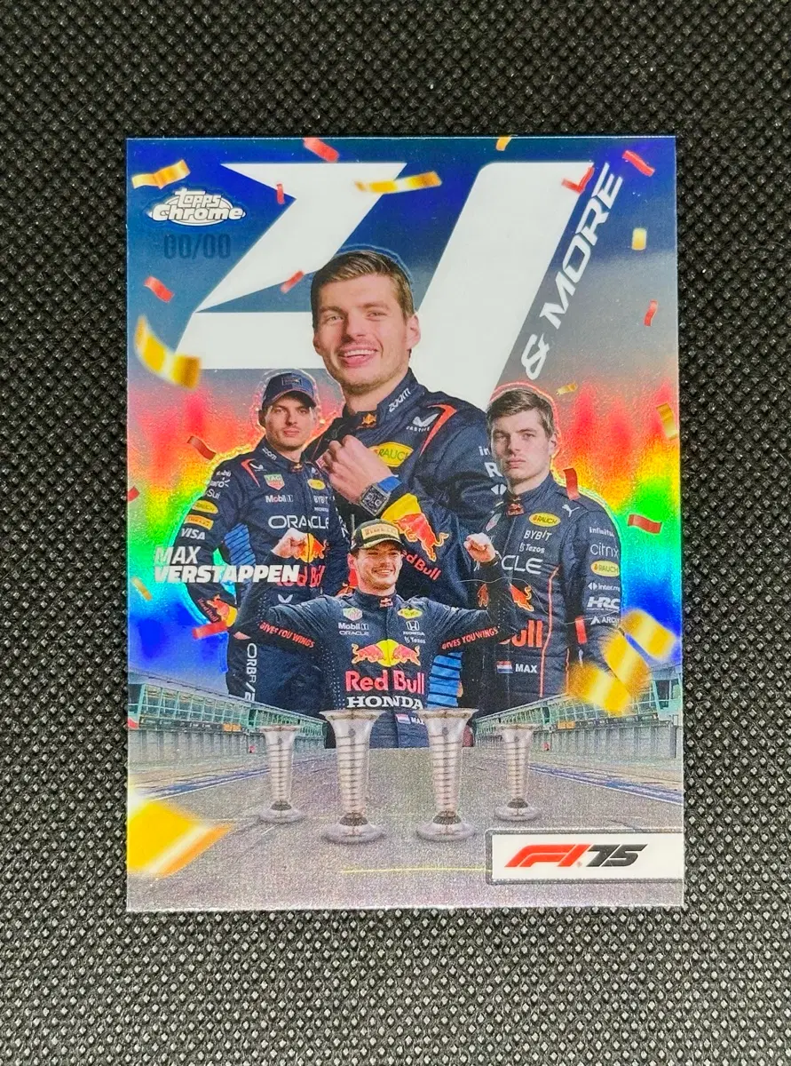 2025 F1 탑스 크롬 막스 베르스타펜 카드