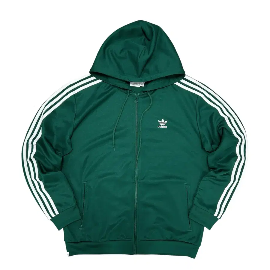 아디다스 그린 파이어버드 후드 져지(2XL)