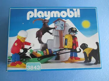 절판 플레이모빌 3843 스키 패트롤 골동품 PLAYMOBIL