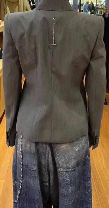Alexander McQueen 테일러드 자켓 그레이