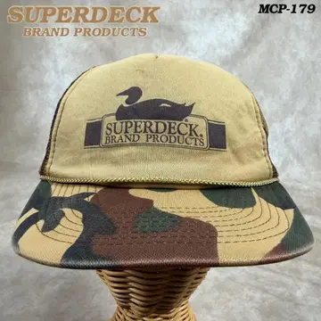 Super Deck Product Vintage 메쉬 캡 카모 패턴