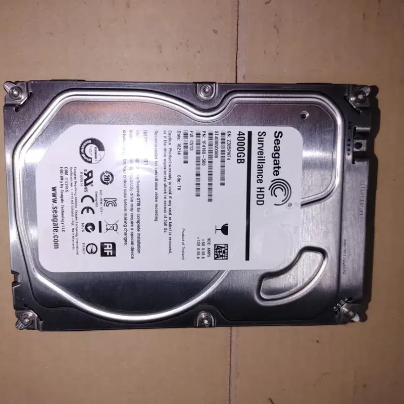 씨게이트 4TB Surveillance HDD